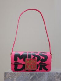 DIOR HANDBAG BLACK NAIL