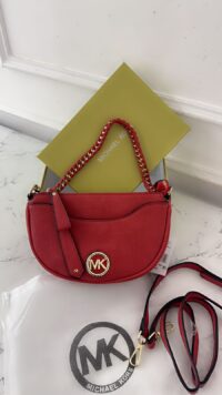 MICHAEL KORS HALF MOON CROSSBODY BAG