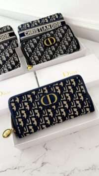 DIOR LONG ZIPPER WALLET