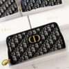 DIOR LONG ZIPPER WALLET