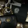VERSACE LA MEDUSA LEATHER MINI BAG