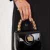VERSACE LA MEDUSA LEATHER MINI BAG