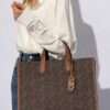 MICHAEL KORS GIGI BIG EMPIRE SIGNATURE TOTE