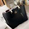 COACH MOLLIE LEATHER MEDIUM TOTE