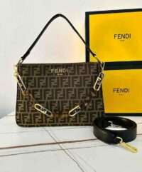 FENDI ROMA O’CLOCK ZIP HANDBAG