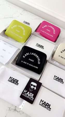KARL LAGERFIELD SMALL ZIPPER WALLET