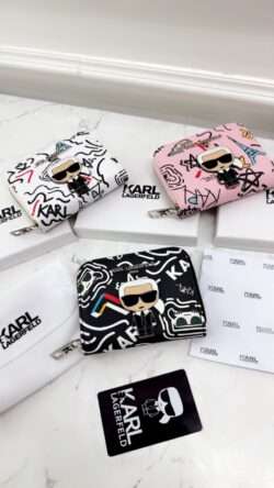 KARL LAGERFIELD SMALL ZIPPER WALLET