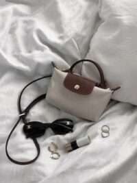 LONGCHANP LE PILAGE POUCH WITH HANDLE OG