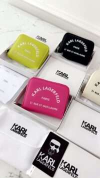 KARL LAGERFIELD SMALL ZIPPER WALLET