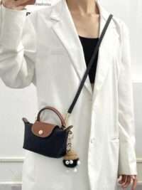LONGCHANP LE PILAGE POUCH WITH HANDLE OG