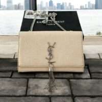 YSL CROCODILE SHOUDLER CROSSBODY BAG