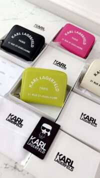 KARL LAGERFIELD SMALL ZIPPER WALLET